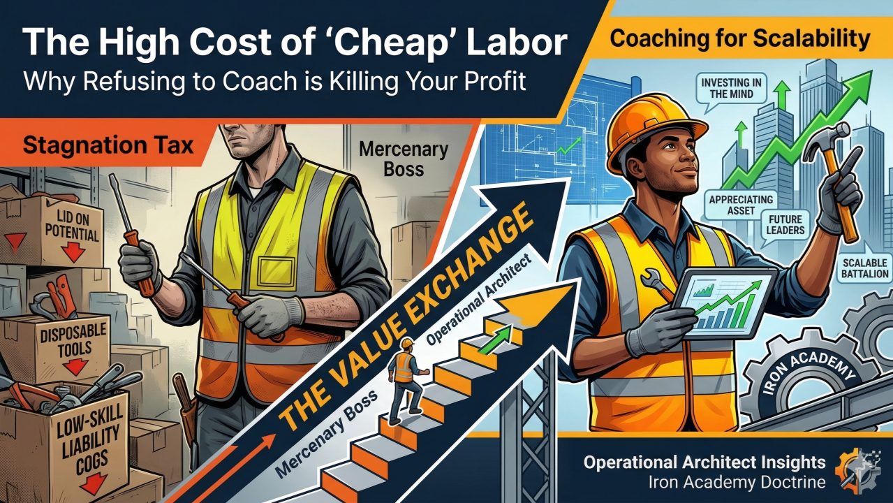 The High Cost of ‘Cheap’ Labor: Why Refusing to Coach is Killing Your Profit